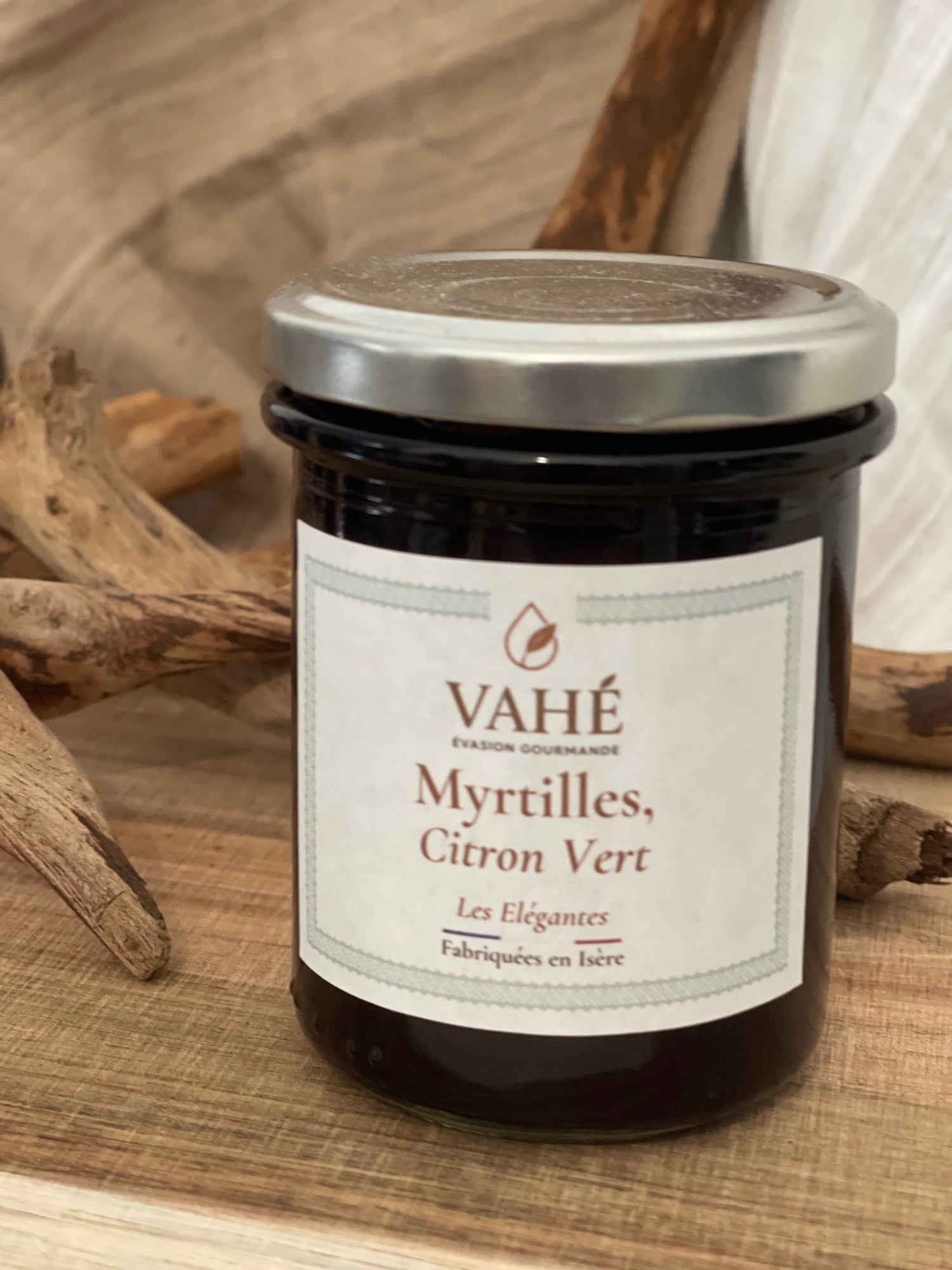 Myrtilles, citron vert